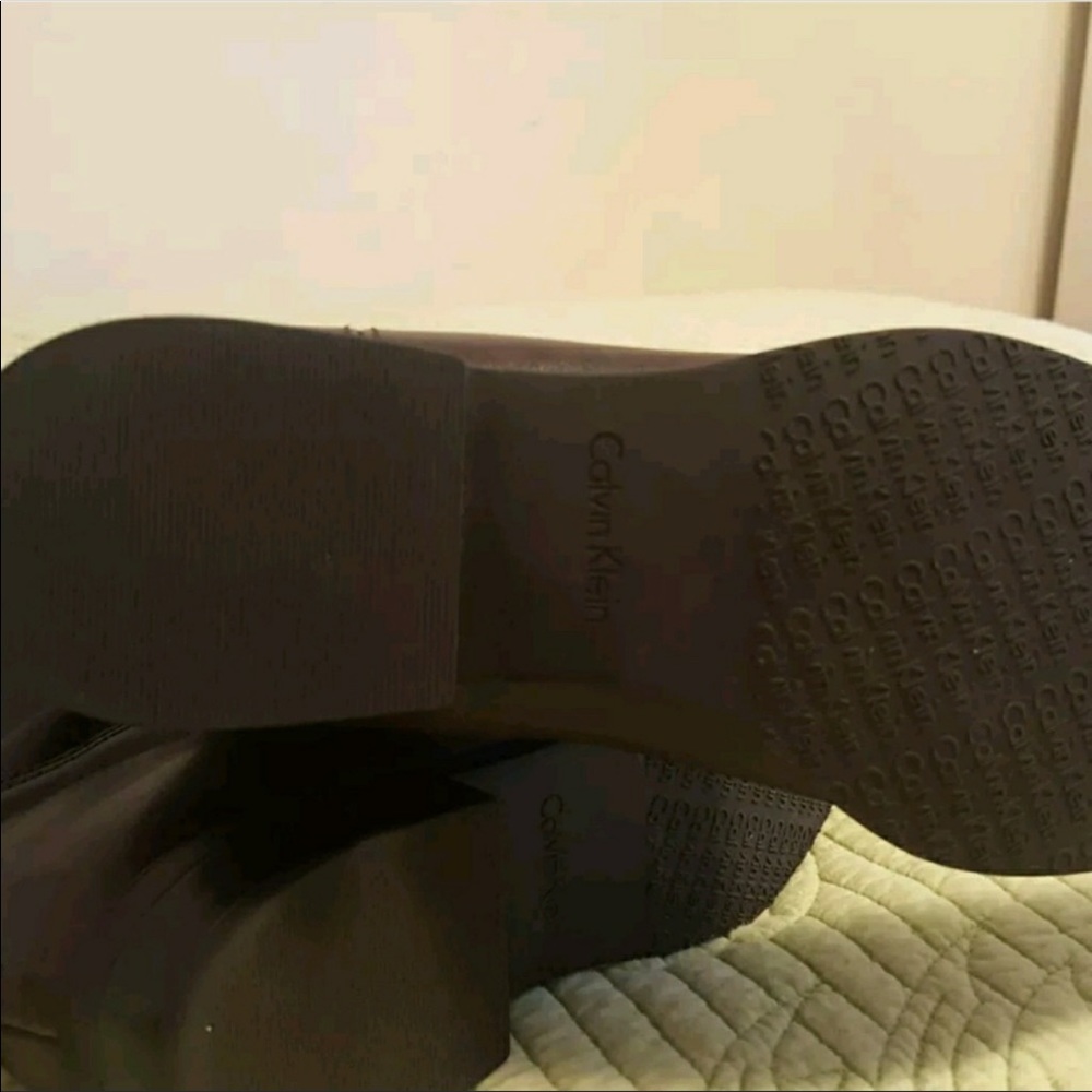 Calvin Klein Dark Brown Boots size 5 - Picture 4 of 4